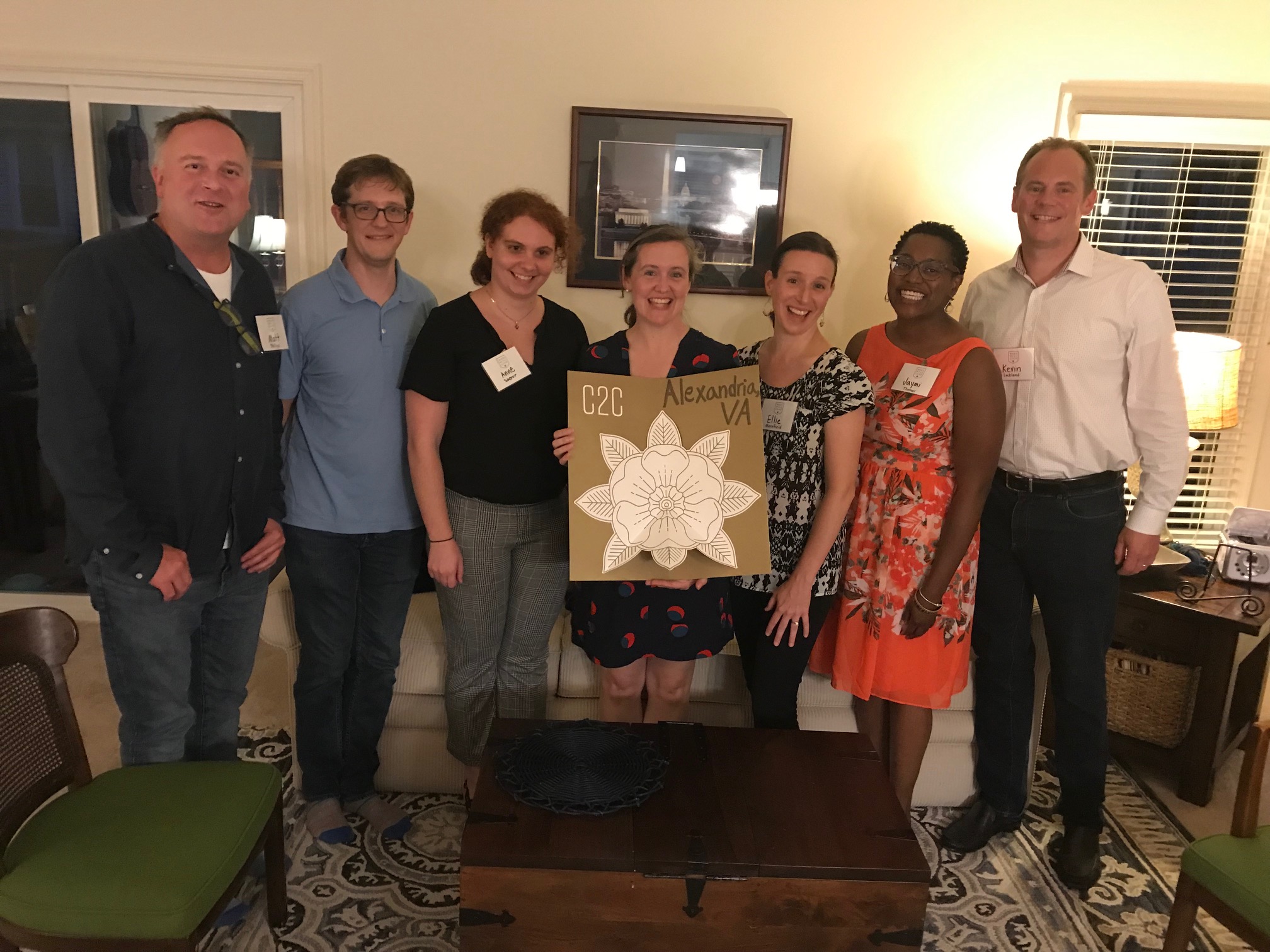 Group photo from the C2C in Alexandria, VA on July 12, 2019