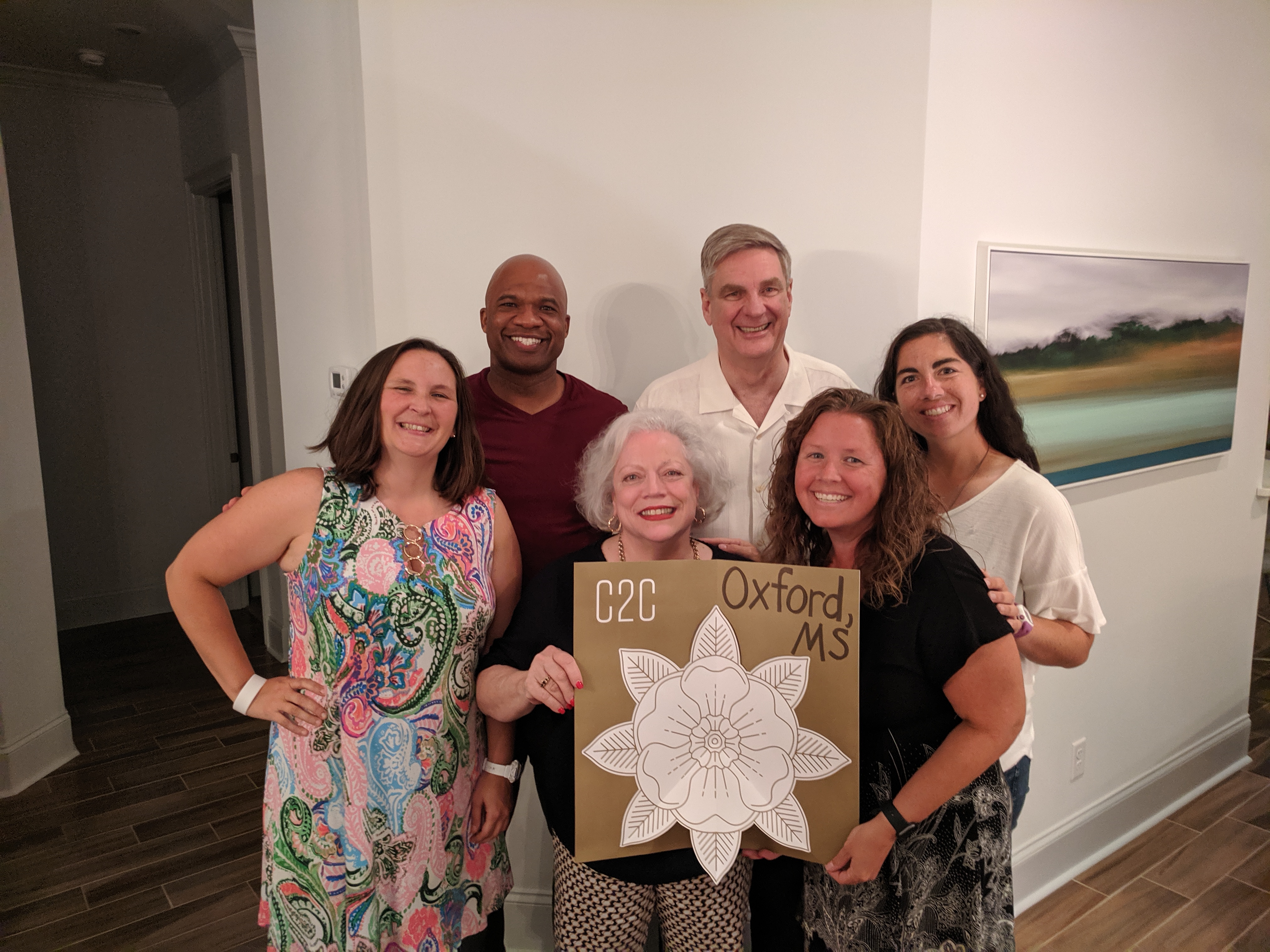 Group photo from the C2C in Oxford, MS on June 21, 2019
