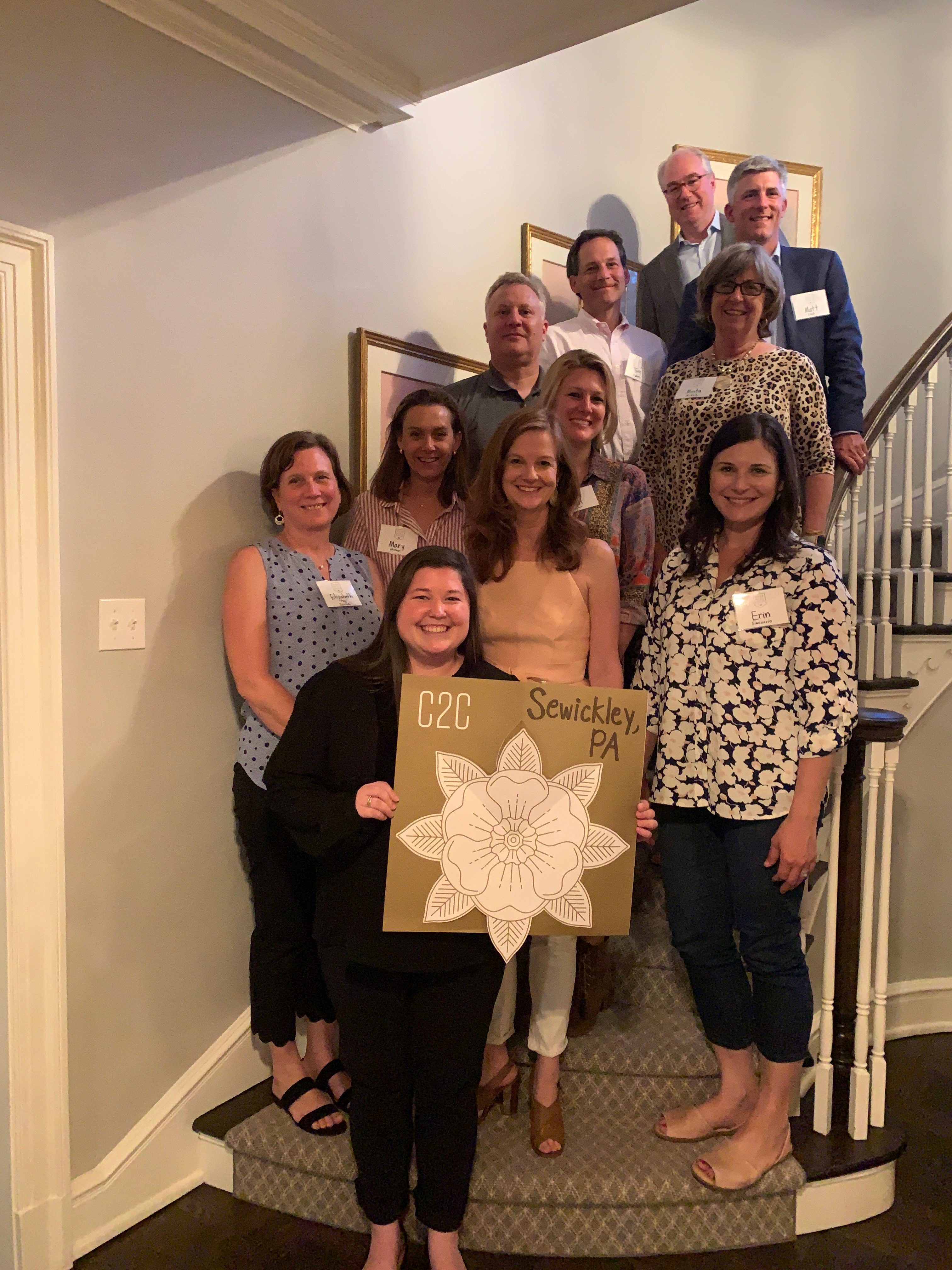 Group photo from the c2c in Sewickley, PA on June 25, 2019