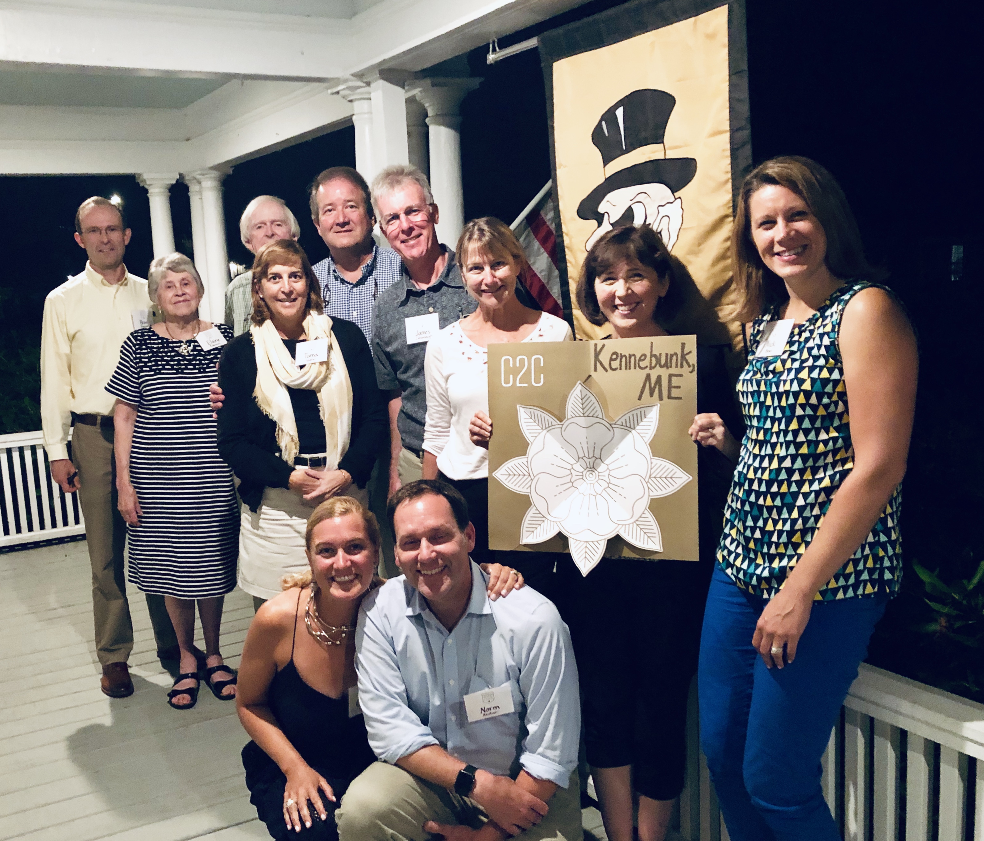 Group photo from the C2C in Kennebunk ME on August 14, 2019