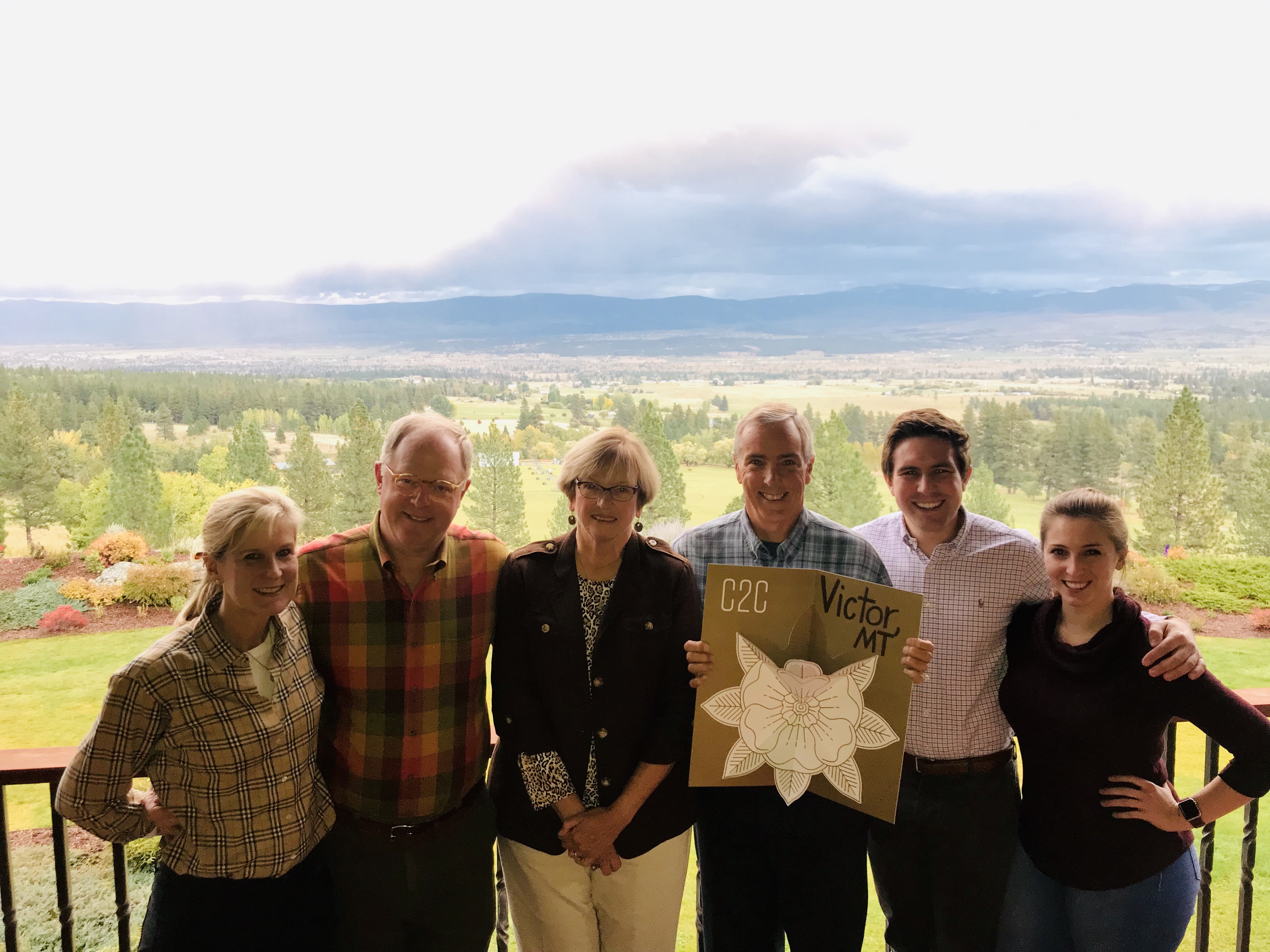 Group photo from the C2C in Victor, MT on October 4, 2019