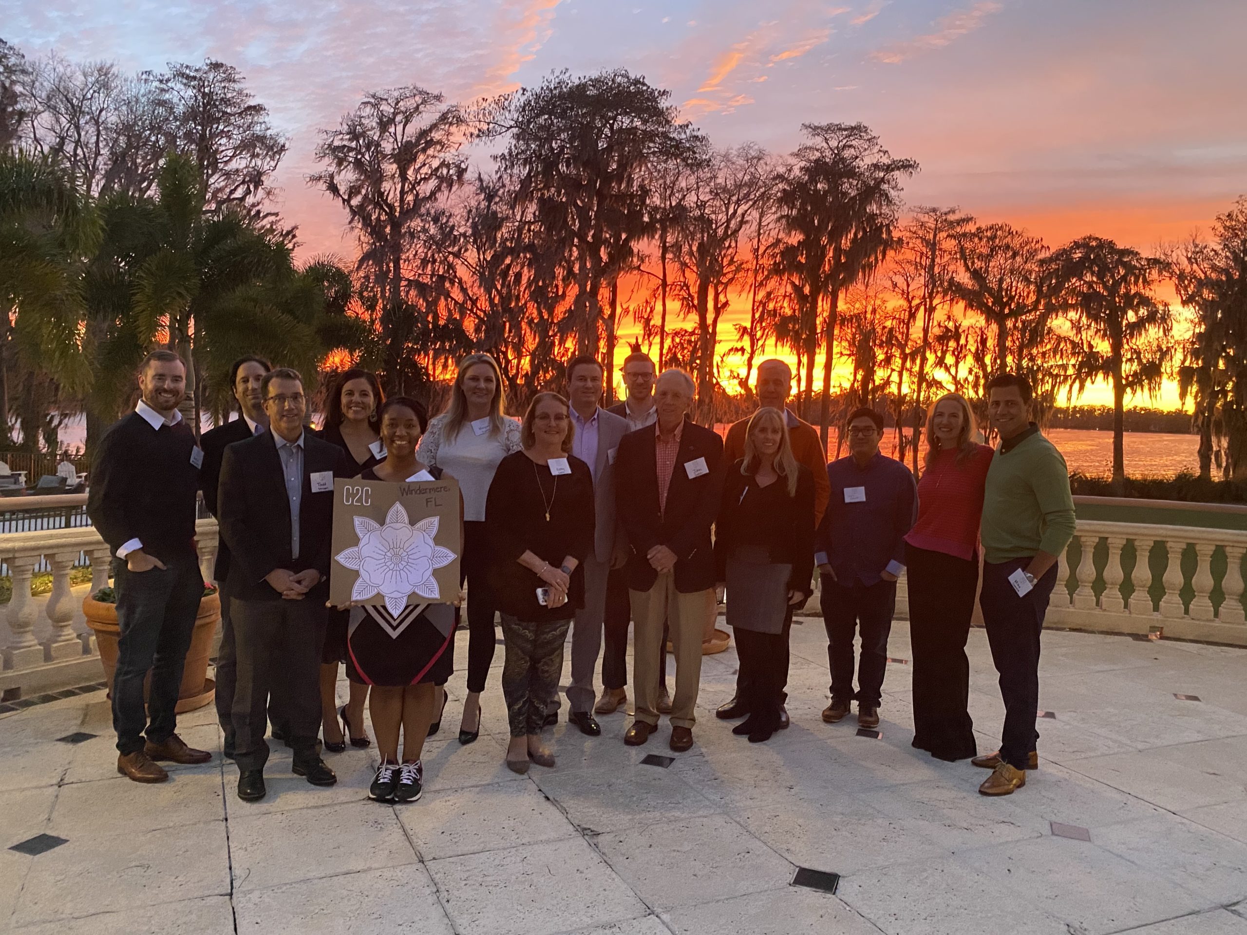 Group photo from the C2C in Windermere, FL on February 7, 2020