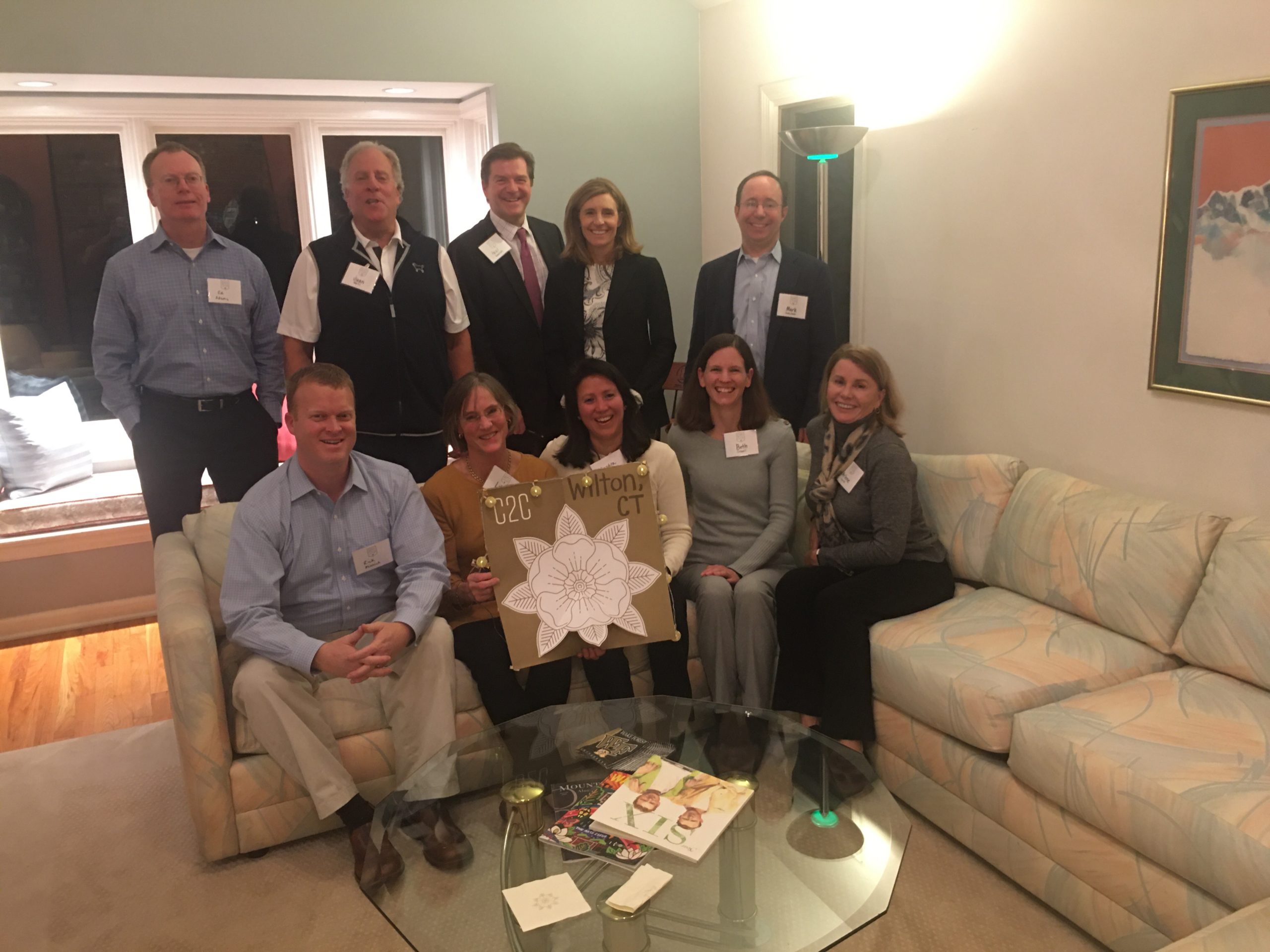 Group photo from the C2C in Wilton, CT on February 13, 2020