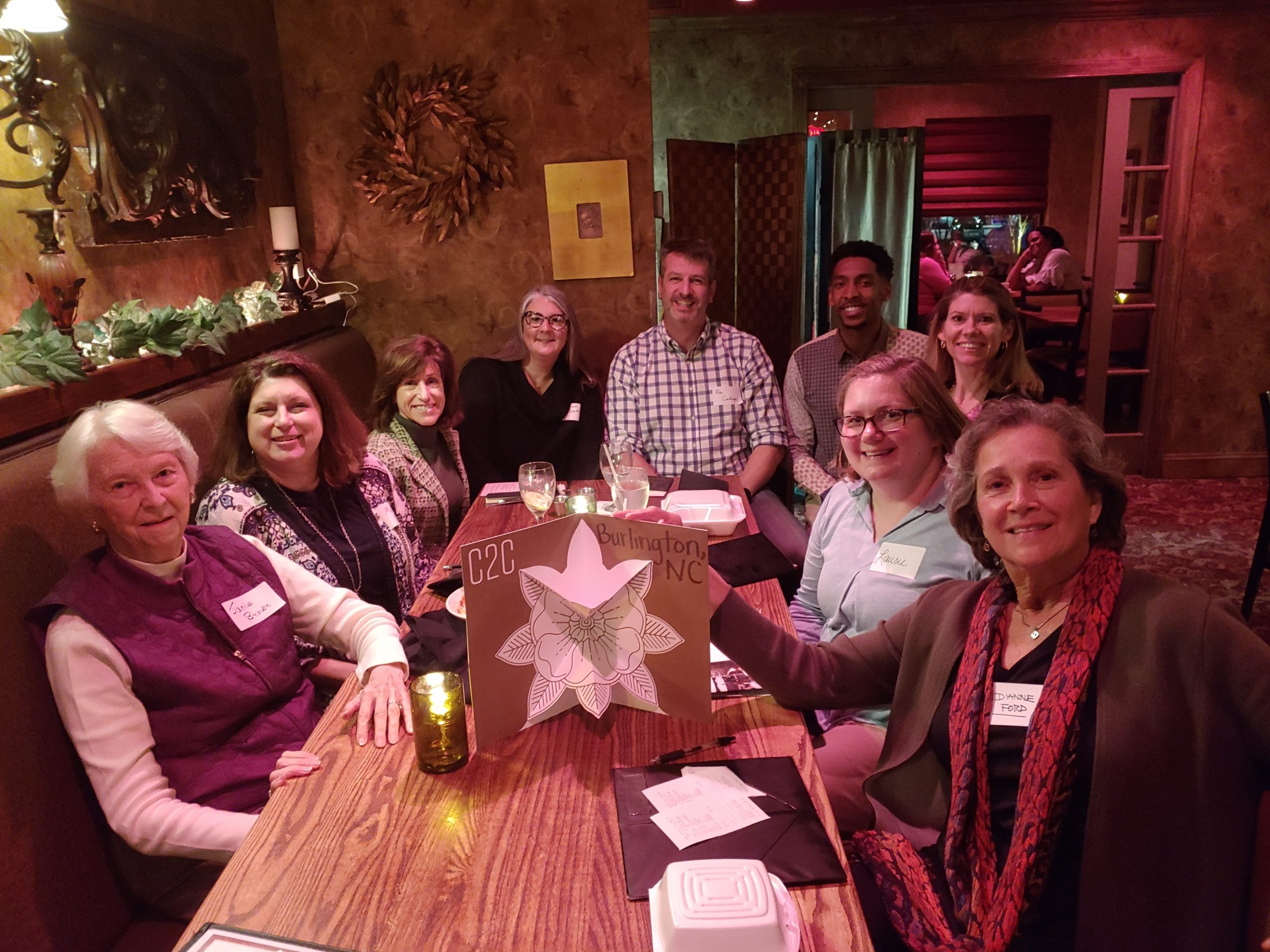 Group photo from the C2C in Burlington. NC on February 25, 2020