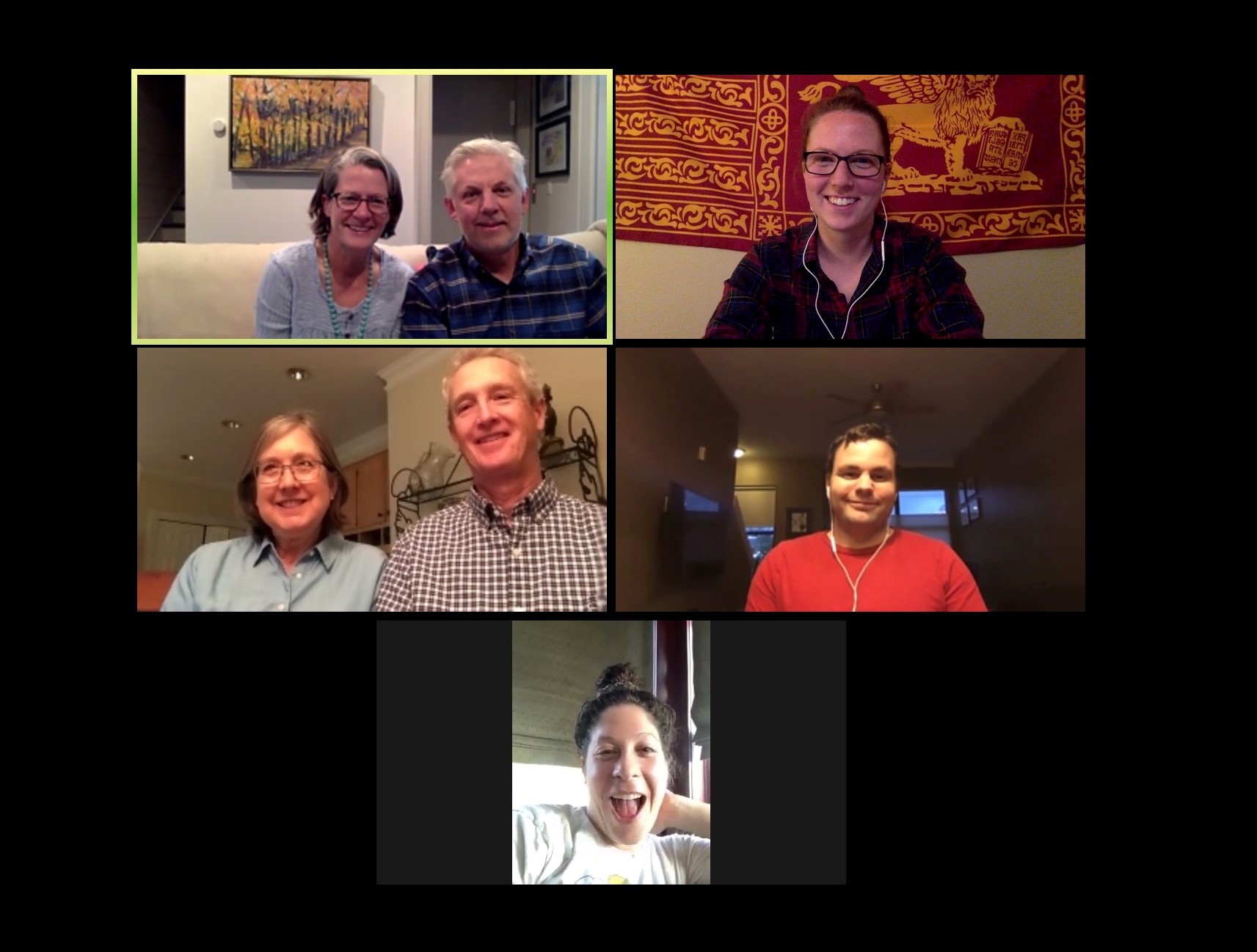 Screenshot of a C2C on Zoom with 7 participants on March 31, 2020
