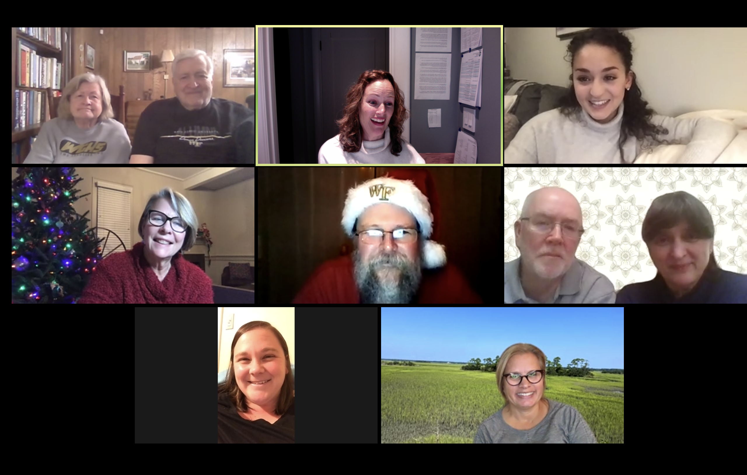 Screenshot of participants in a virtual C2C