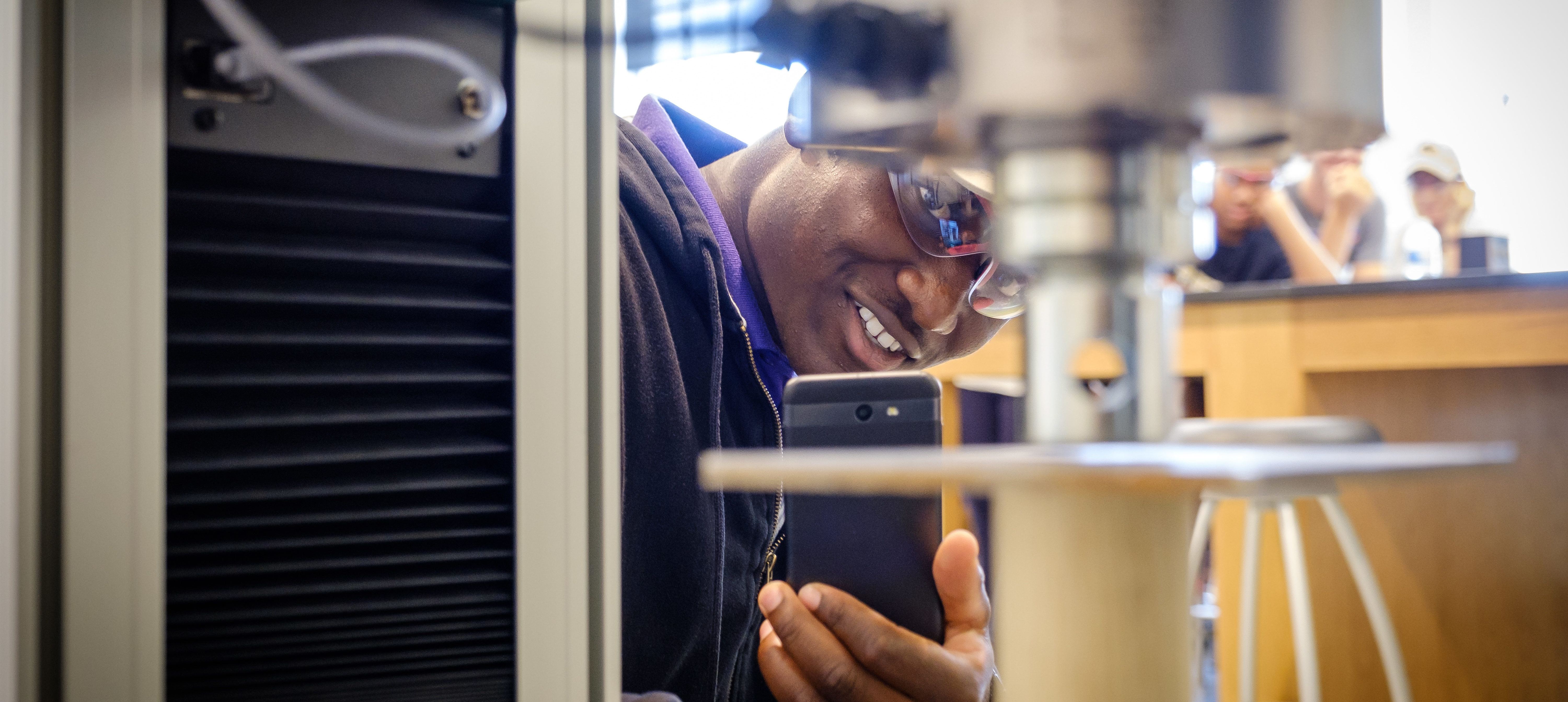 Wake Forest engineering professor Erin Hensley teaches a materials science lab.