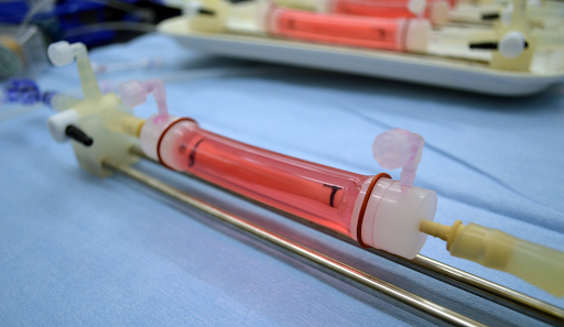 Blood vessel test device