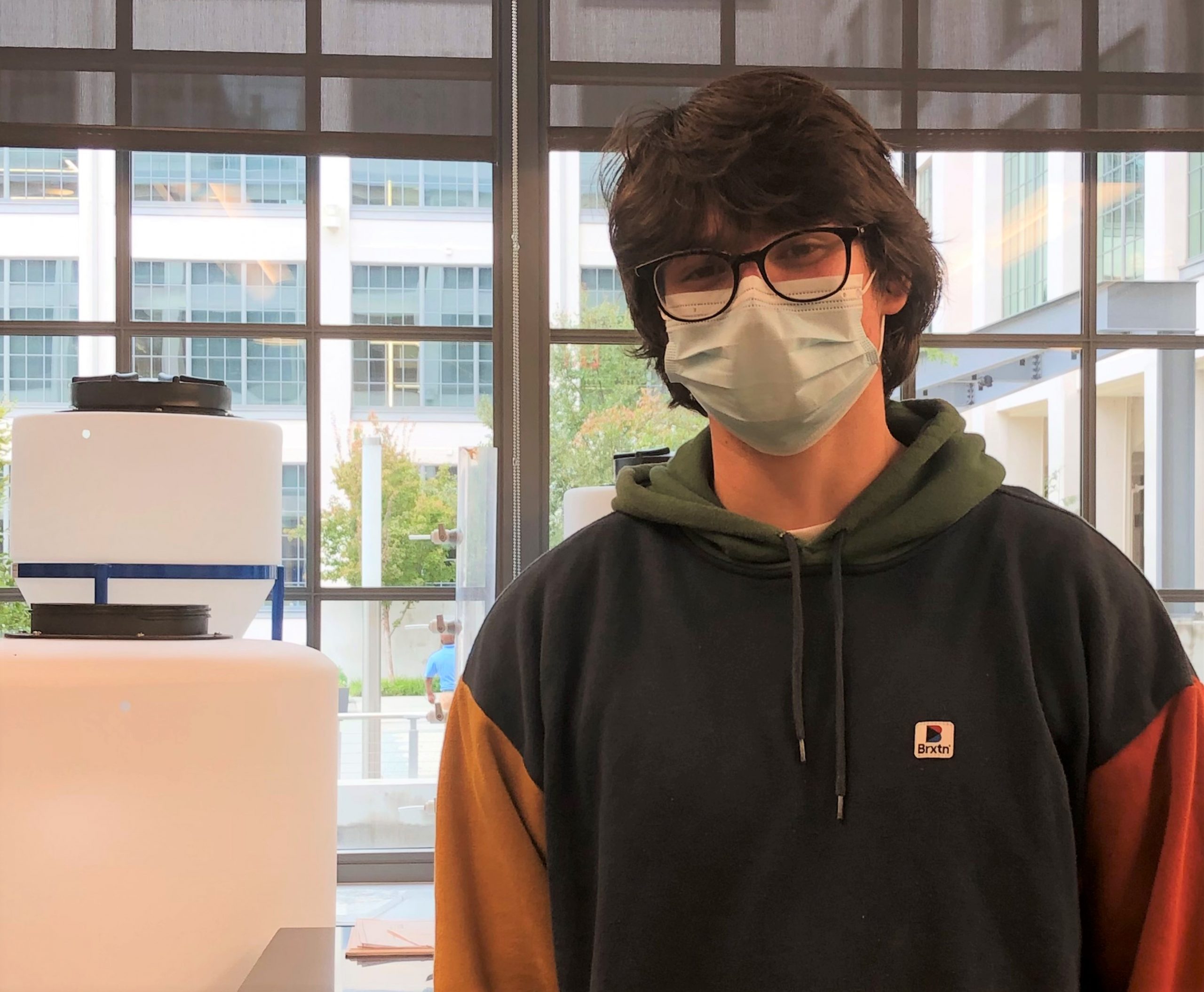 Undergraduate research student Crawford Wheeler