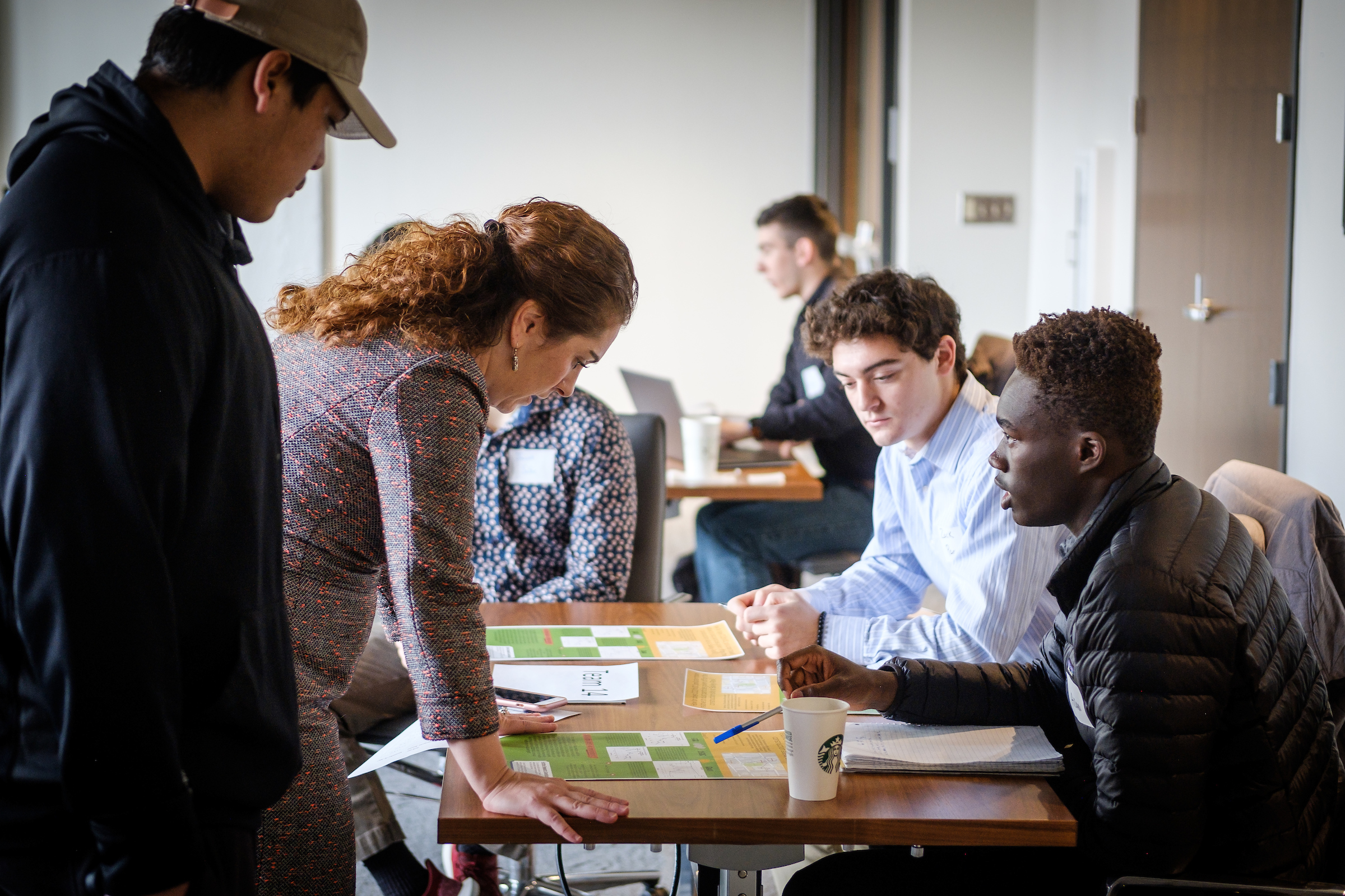 Wake Forest engineering students present the results of their research projects 