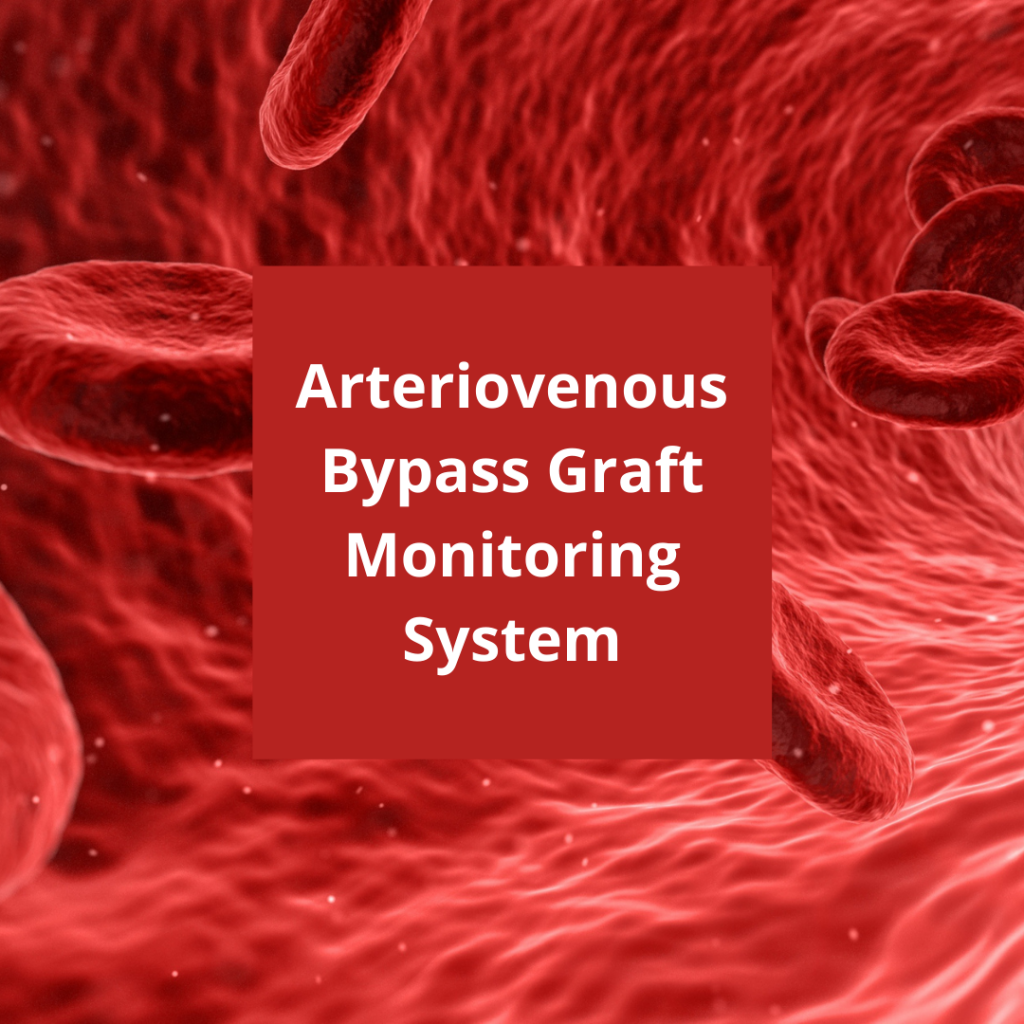 Arteriovenous bypass graft monitoring system