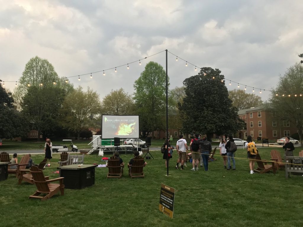 when lambs become lions screen on manchester plaza