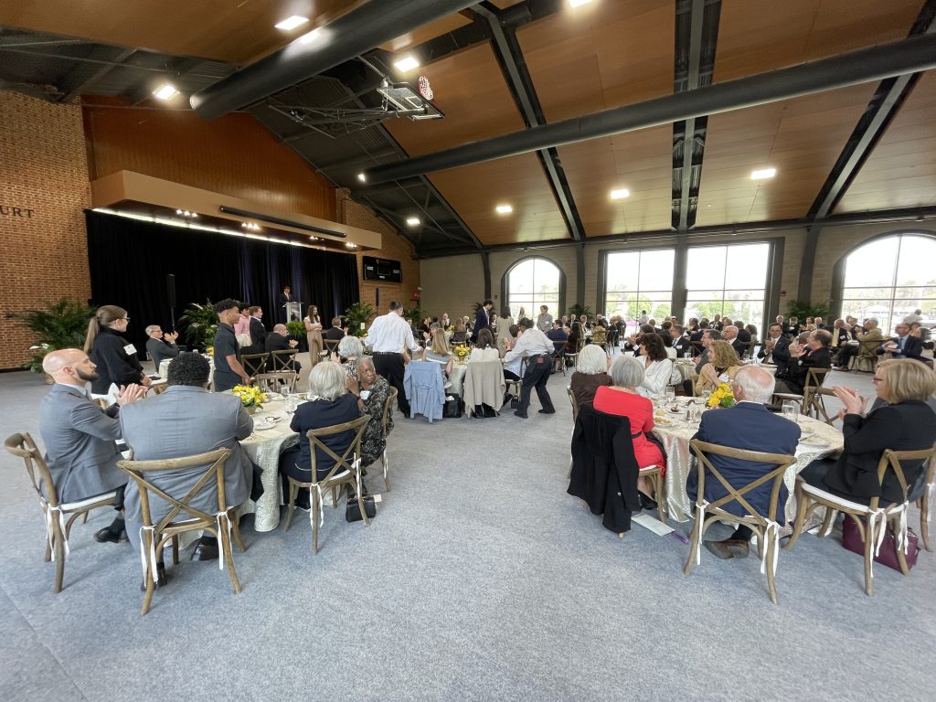 michael lamb speaks at inauguration luncheon