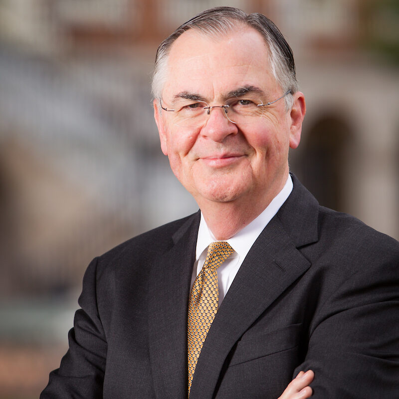 Wake Forest President Nathan O. Hatch poses on Hearn Plaza on Friday, August 16, 2013.