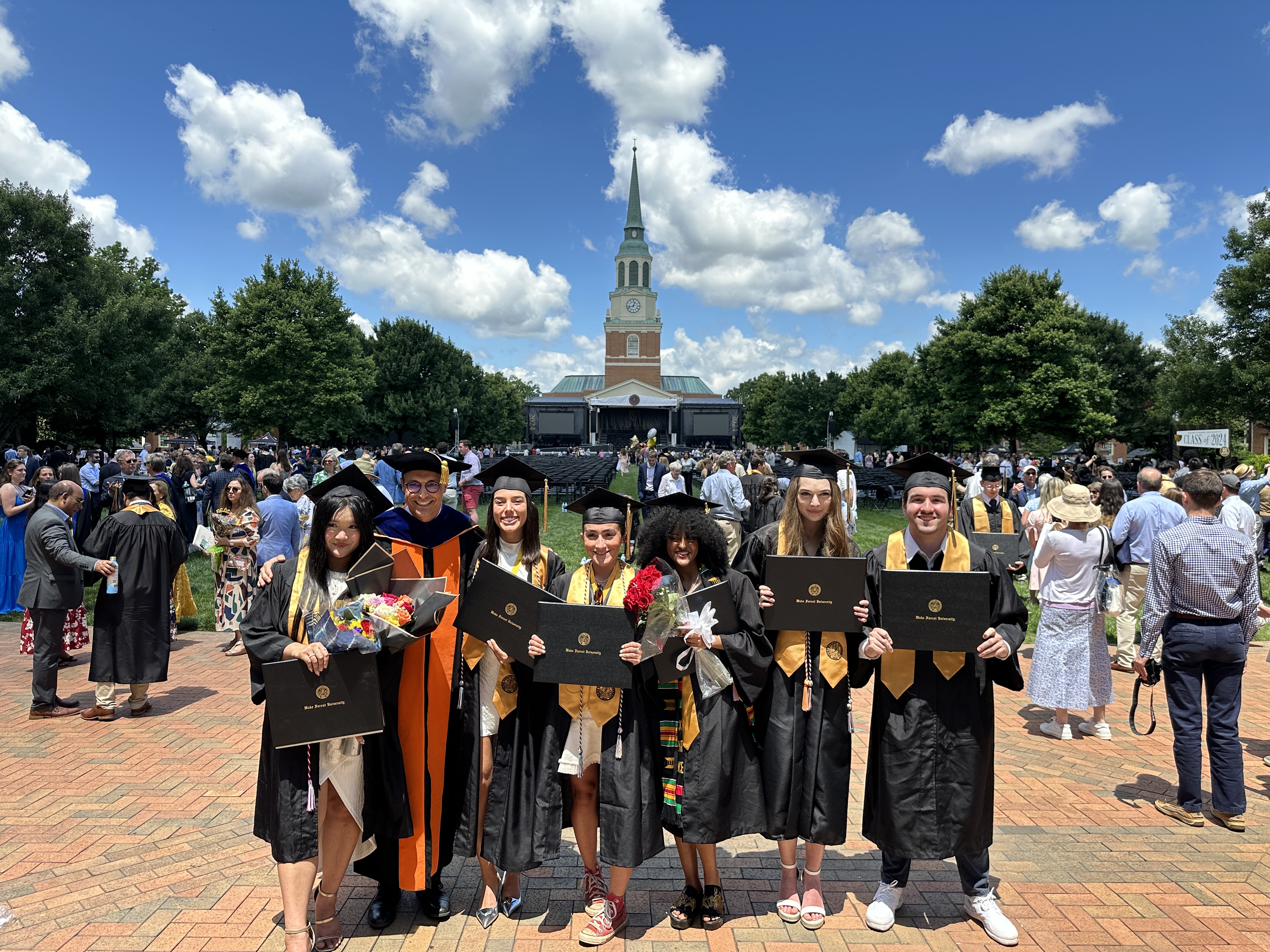scholars at graduation