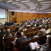 full auditorium during the conference