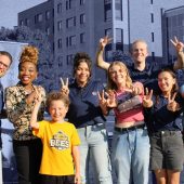 group photo of students and faculty