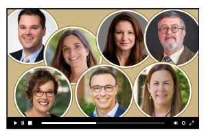 Video player with seven headshots inside.