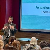 Kenneth delivering his speech at the Jubilee Conference.