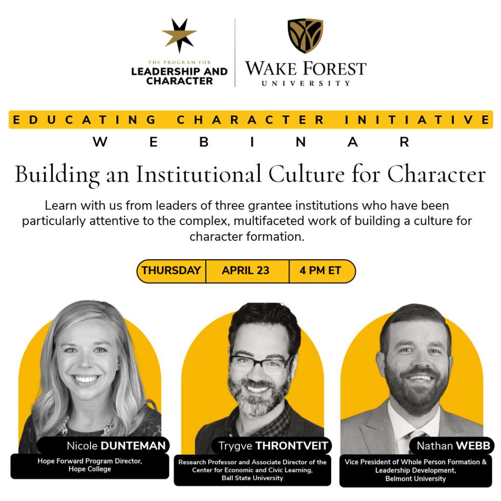 Photos of Nicole Dunteman, Trygve Throtveit, and Nathan Webb