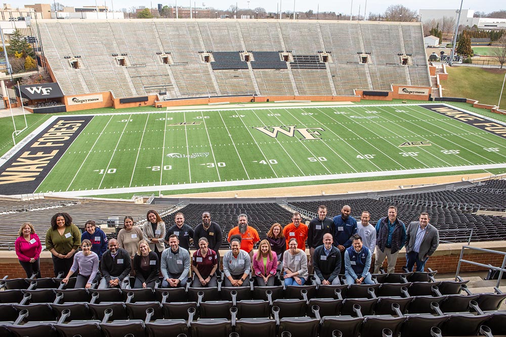 The Competitive Edge cohort at Allegacy Federal Credit Union Stadium.