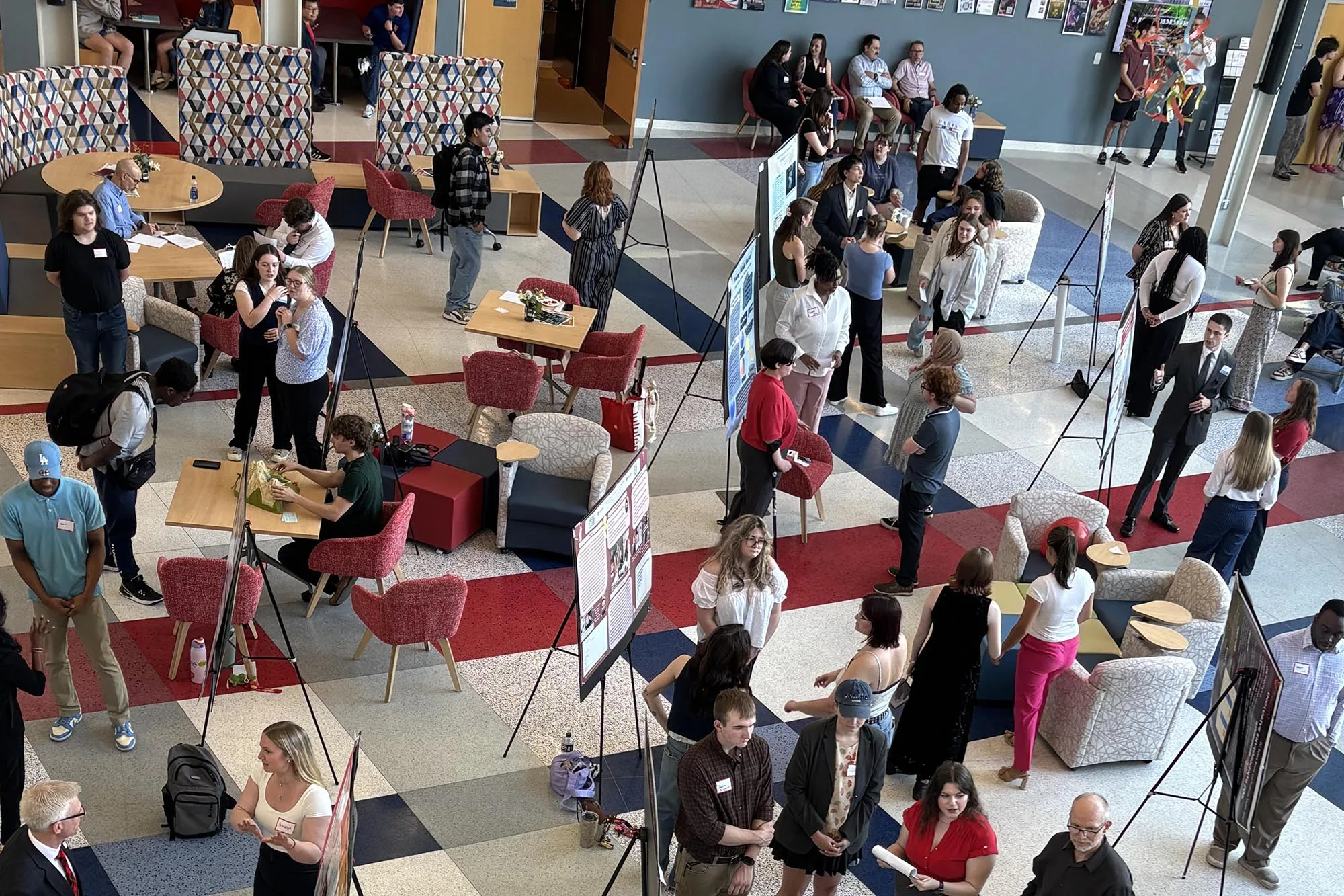 students and faculty gather at the Wicked Festival at Radford University