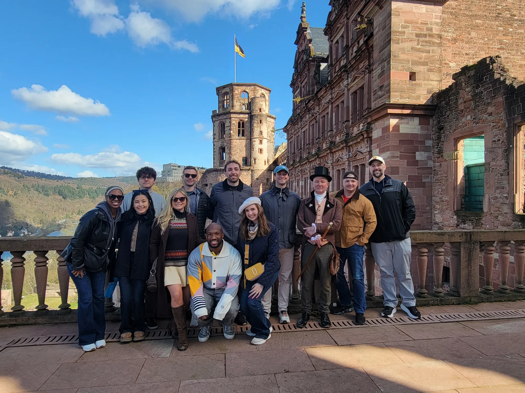 Leadership and Character in the Law Cohort at Heidelberg Castle, Germany.