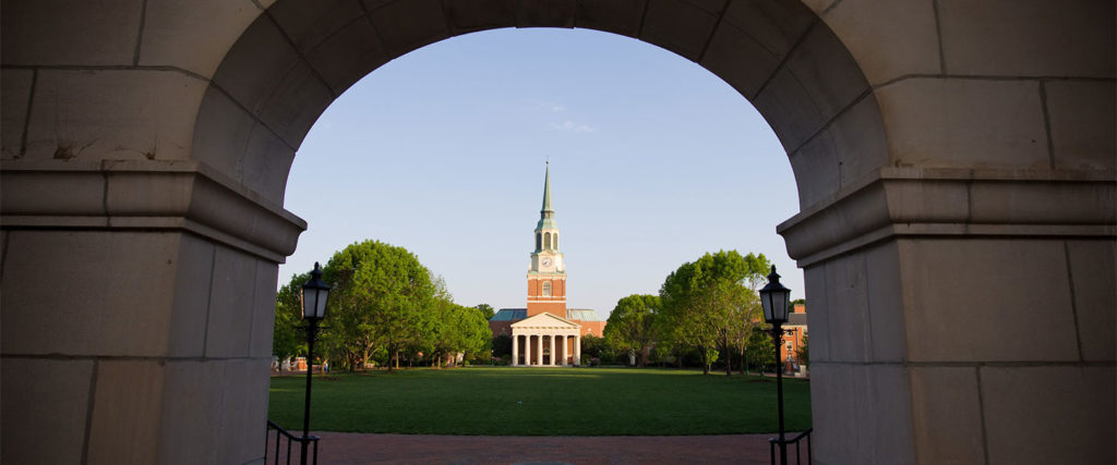 Wait Chapel, on the campus of Wake Forest University