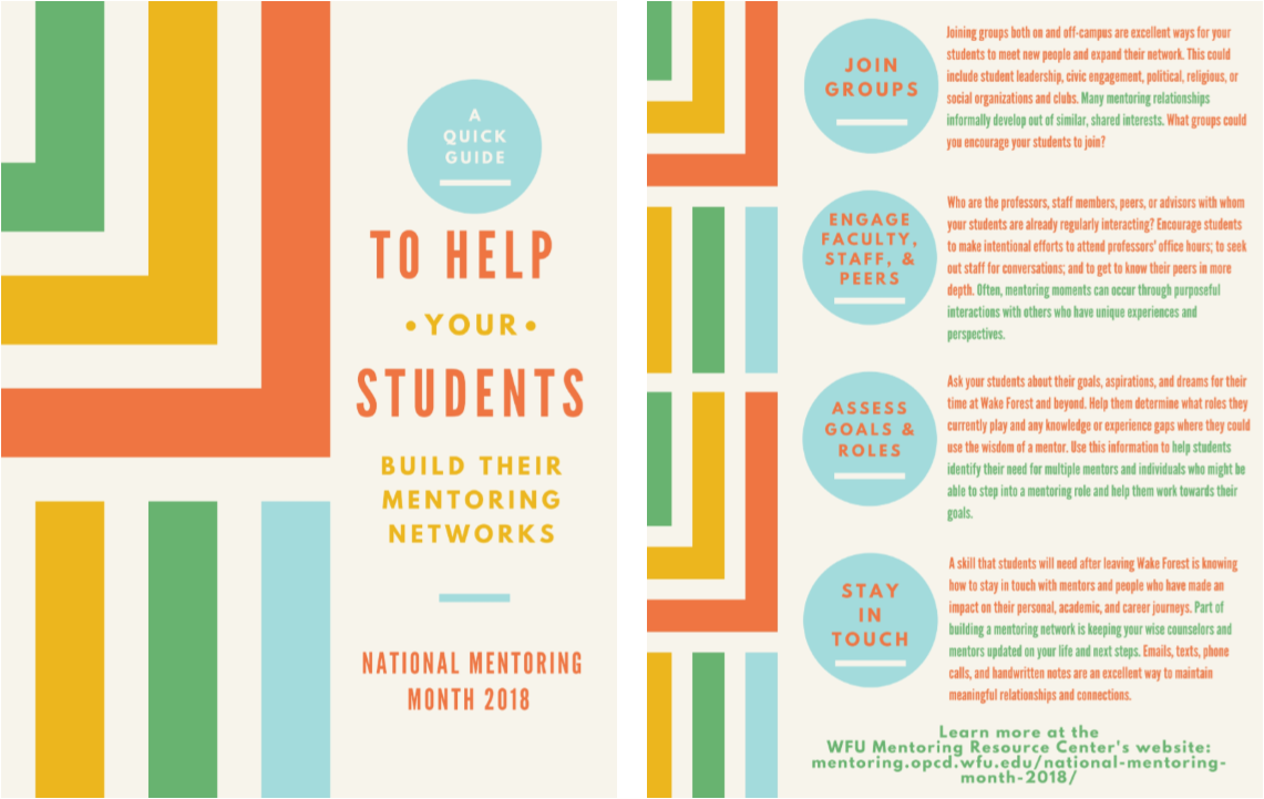 Thumbnail image of the Quick Guide to Helping Your Students Build Their Mentoring Networks