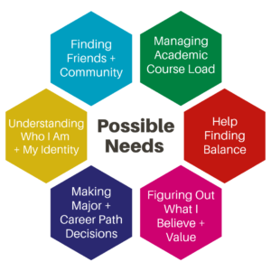 Possible needs of students chart