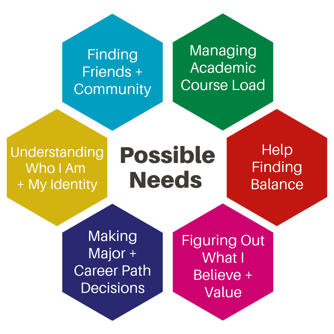 Possible needs of students chart