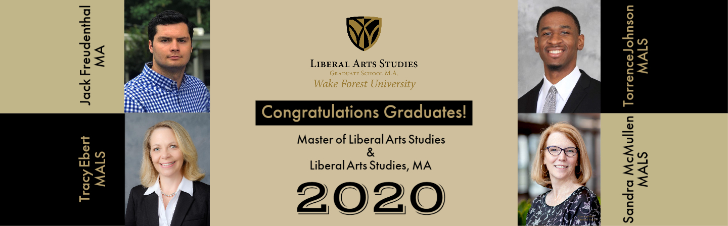 MALS & LIberal Arts Studies MA 2020 Graduates