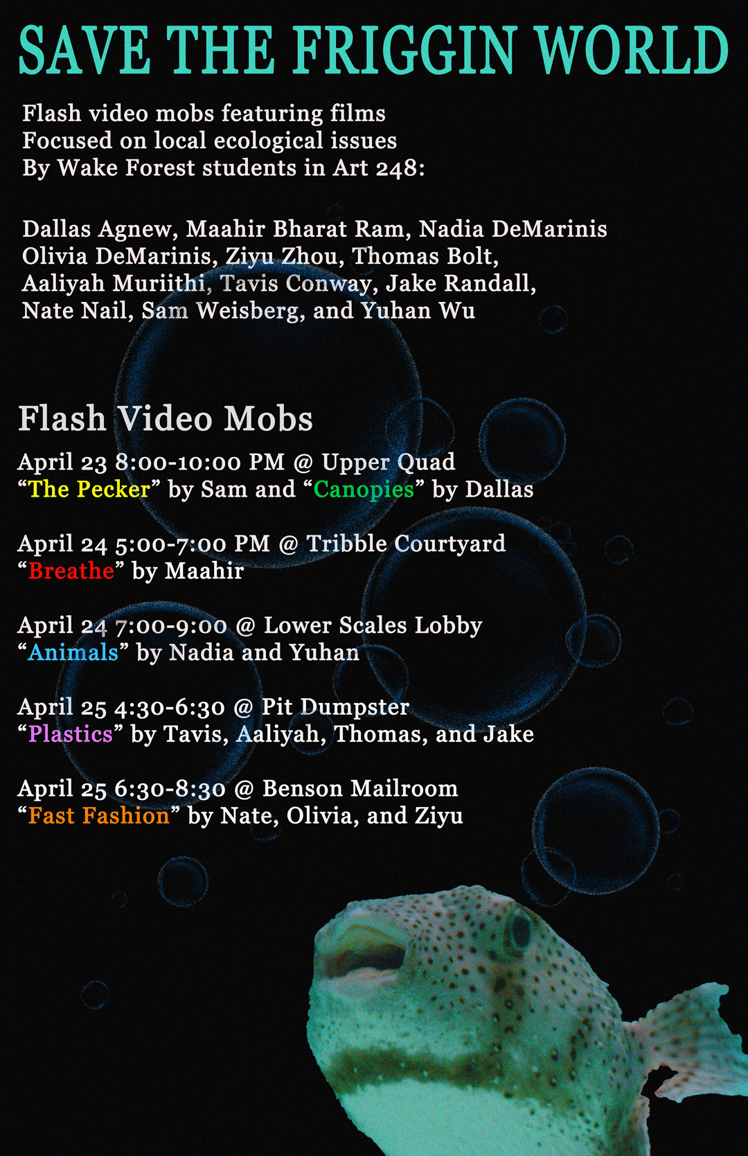 SAVE THE FRIGGIN WORLD: Flash Video Mobs – Art 248