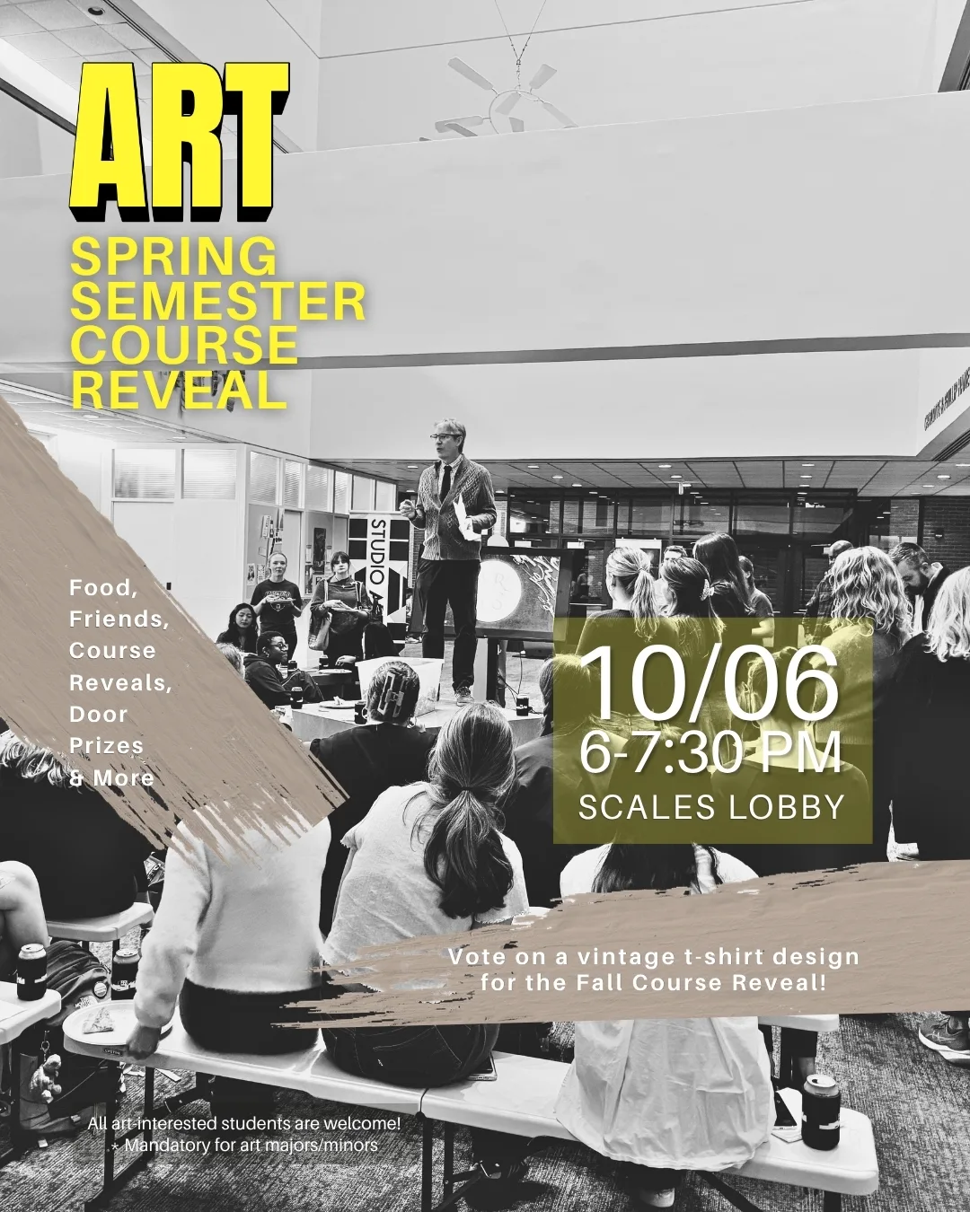Art Spring Semester Course Reveal