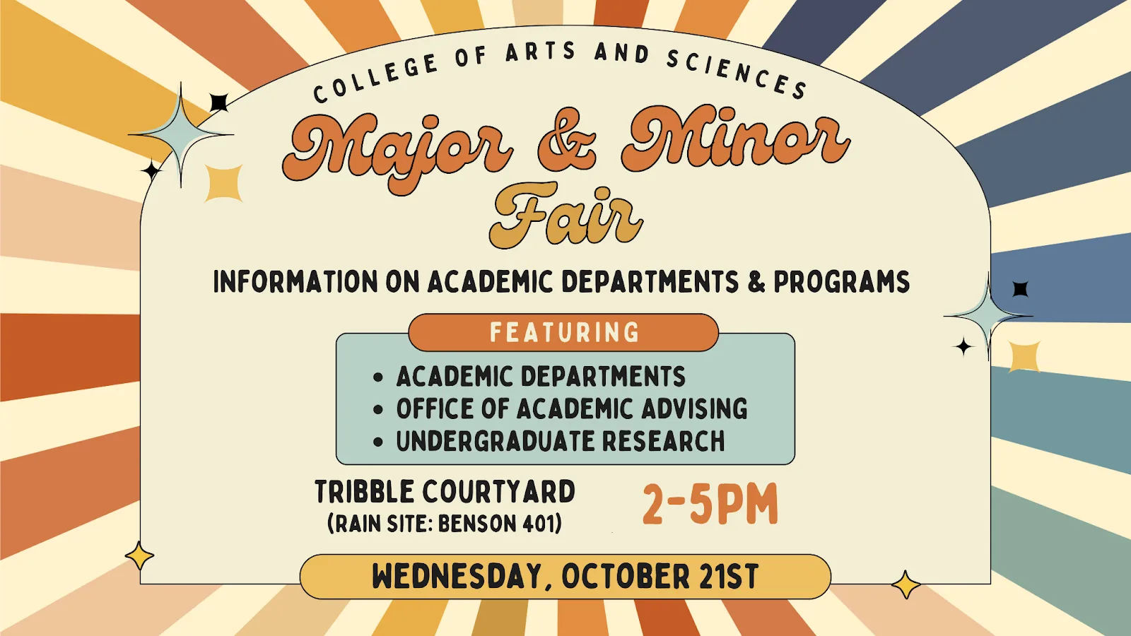 Visit the Art Department at the Major Minor Fair