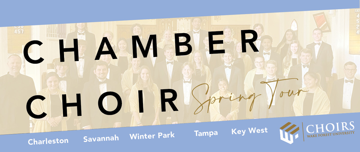 Chamber Choir Tour Booklet - 2022