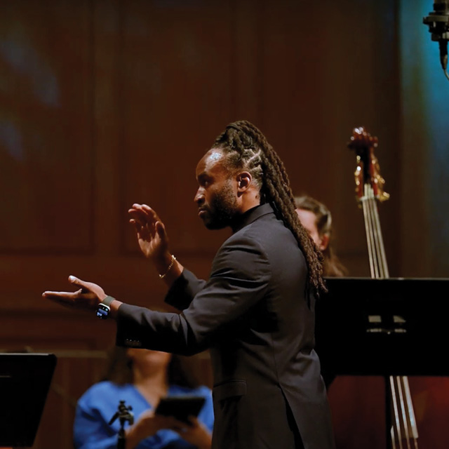 Alexander Lloyd Blake leads the vocal ensemble Tonality