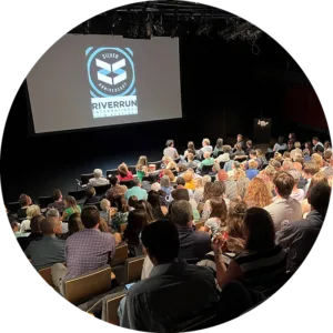 Audience at film screening
