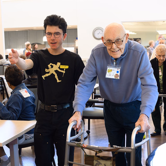 Students become partners, not just volunteers, at Generations Center