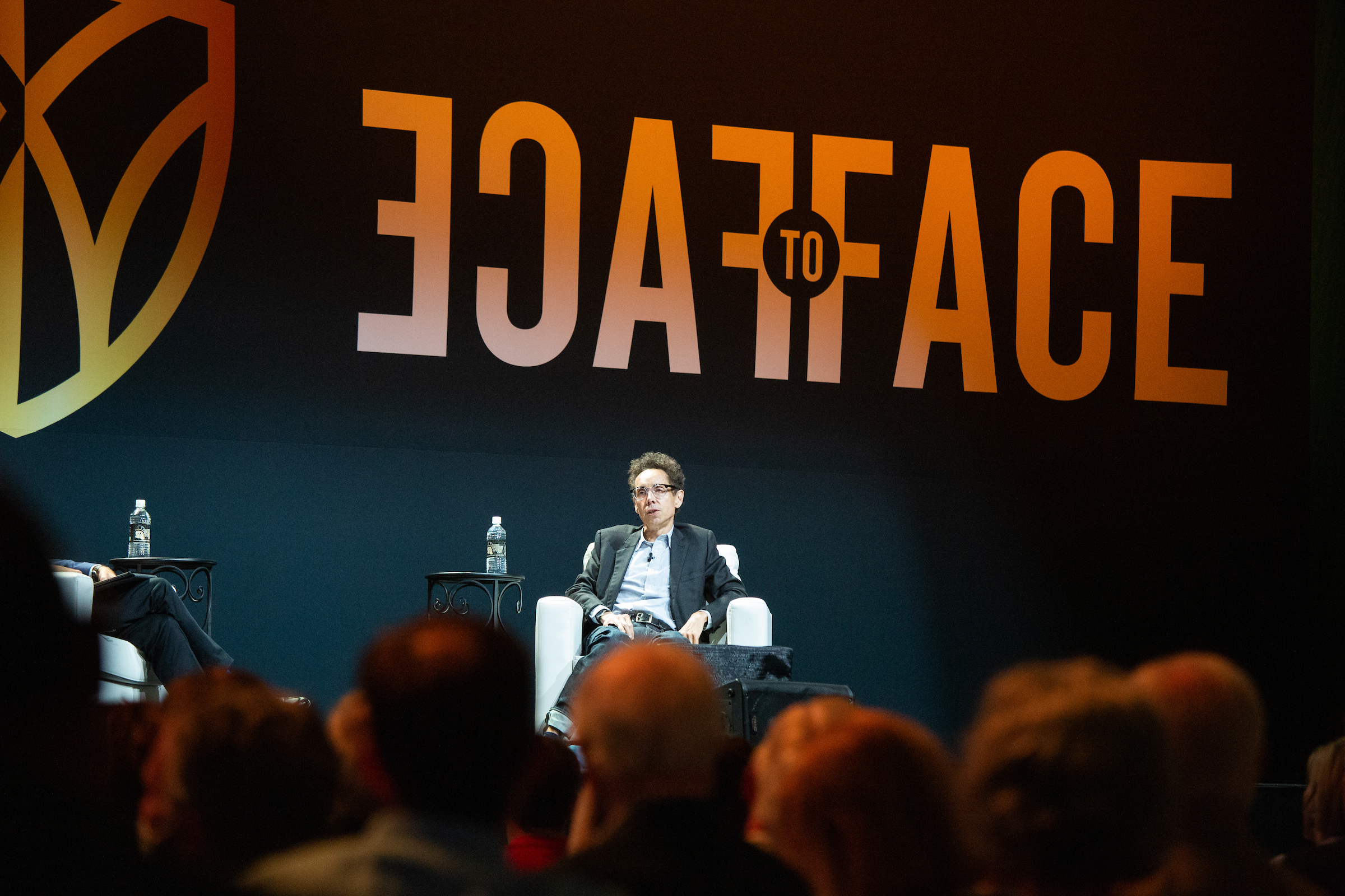 The Wake Forest Face To Face Speaker Series hosts Journalist Malcolm Gladwell in the LJVM Coliseum on Tuesday, September 14, 2021.