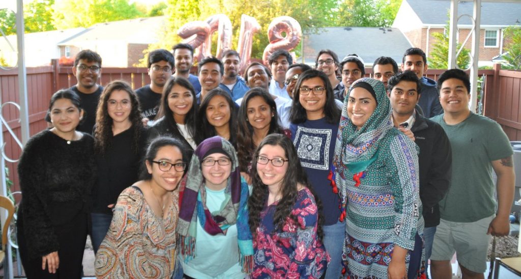 Muslim students gathered for a Senior Sendoff party for the Class of 2018.