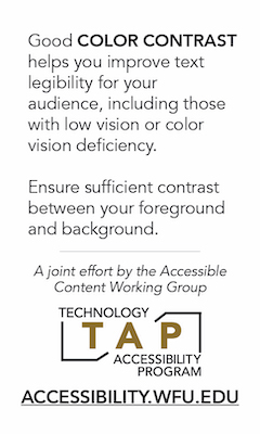 Text on back of color contrast card, content is below