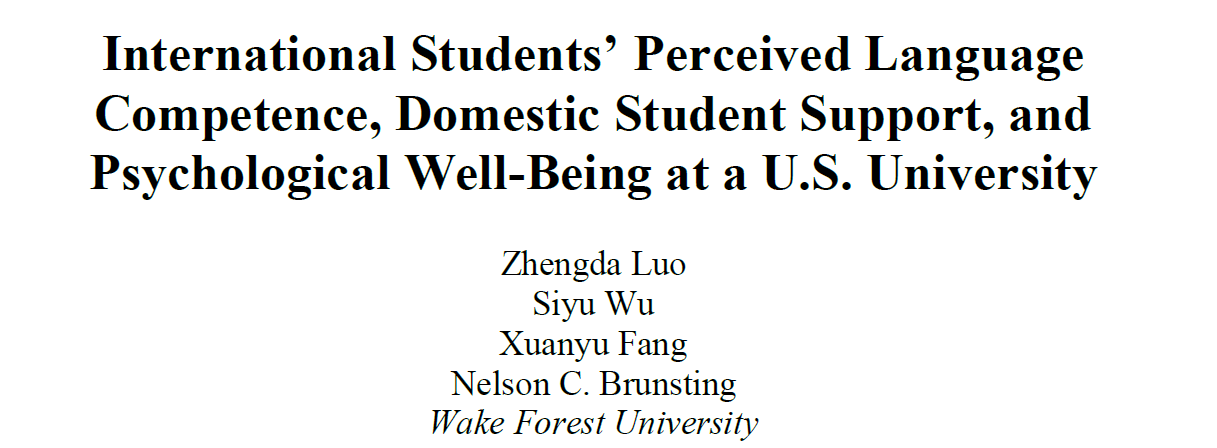 Photo: Language and well-being article front page