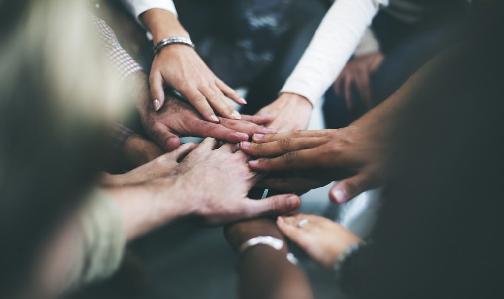 Photo: Hands together