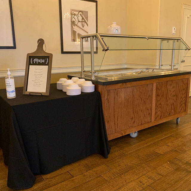 New Magnolia Room buffet counters.