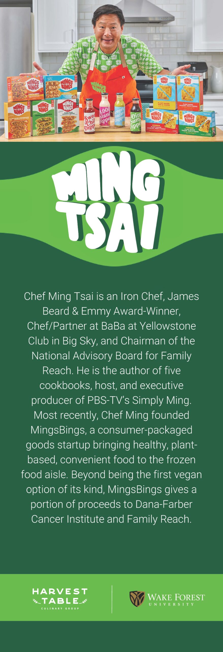 Iron Chef Ming Tsai To Visit WFU Hospitality & Auxiliary Services