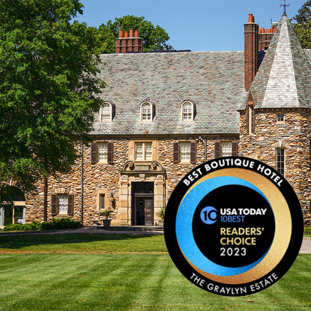 Graylyn Estate & Conference Center Named a Top Five ‘Best Boutique Hotel’ by USA TODAY Readers' Choice Awards