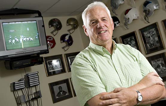 Bill Faircloth in his office