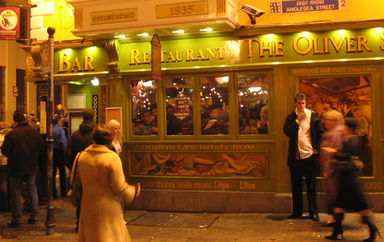 Scene on the streets of Dublin