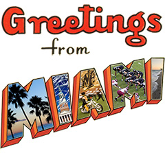 Greetings from Miami graphic